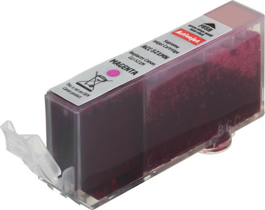 Active Jet Inkjet Printer Compatible Ink Canon CLI-521M 10ml Magenta