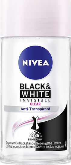 Nivea Black & White Invisible Original Anti-perspirant Αποσμητικό 48h σε Roll-On 50ml