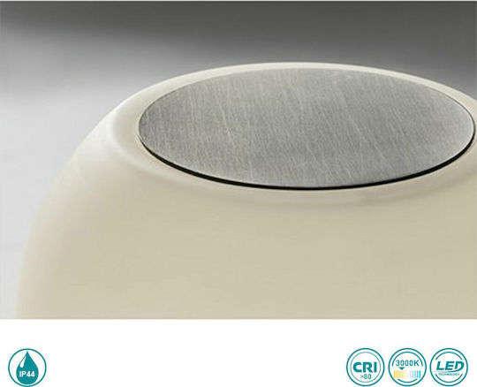 Faro Barcelona Moy Модерен Осветително тяло За стена с вграден LED Сив 14x14см.