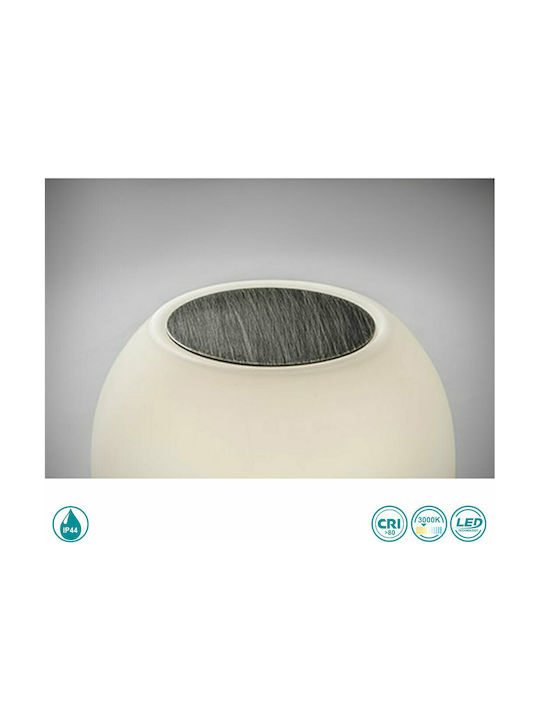 Faro Barcelona Moy Modern Lamp Wall with Integrated LED and Warm White Light Gray 14x14cm