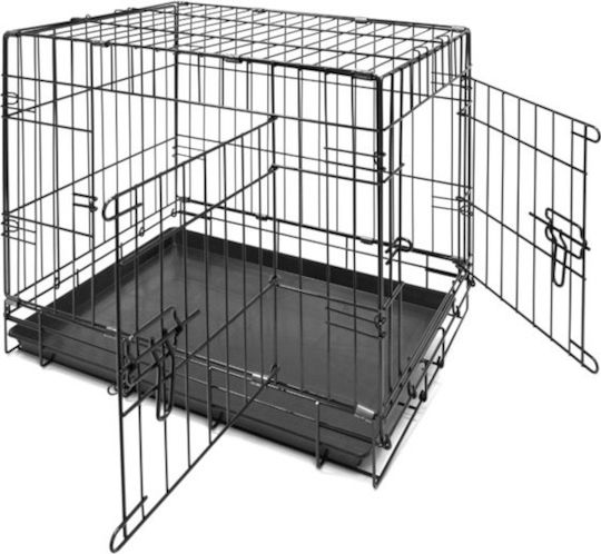 Midwest Contour Hunde-Drahtkäfig mit 2 Türen 61x46x48cm