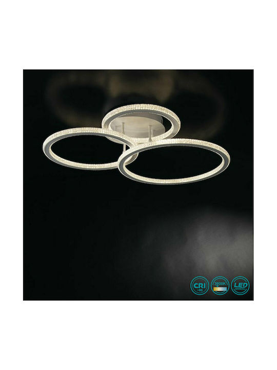 Fan Europe Bryant-PL3C Modern Plastic Ceiling Light with Integrated LED 78pcs White LED-BRYANT-PL3C