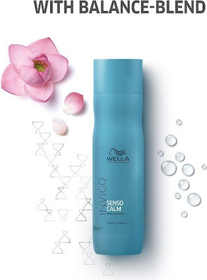 Wella Invigo Balance Senso Calm Shampoos Reconstruction/Nourishment for Fragile, Αντι-Θραύση Hair 250ml