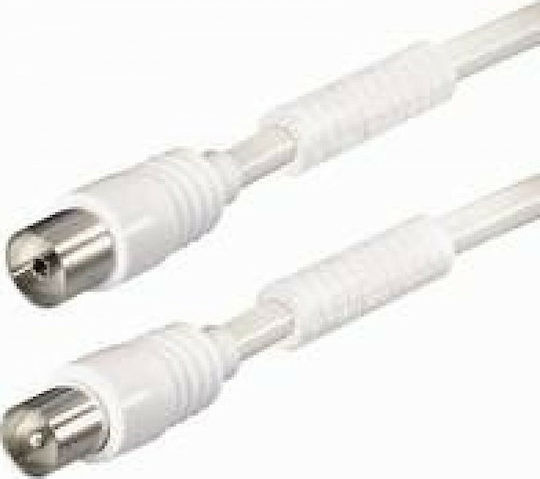 Kabelantenne Koax-Stecker - Koax-Buchse (119-08)