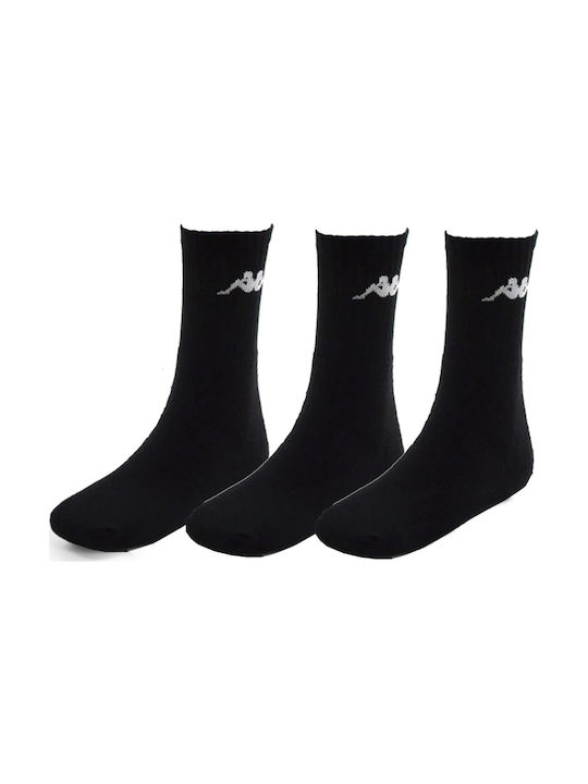 Kappa Sonotu Solid Color Socks Black 3Pack