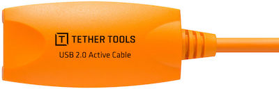 Tether Tools 5m USB 2.0 Cable A-Male to A-Female Orange (CU1917)