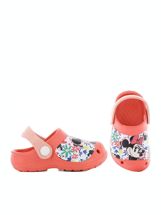 Disney Kids Beach Clogs Red