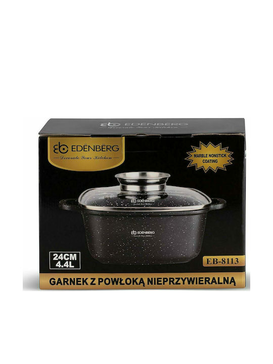 Edenberg Deep Pot made of Cast Aluminum 4.4lt / 24cm