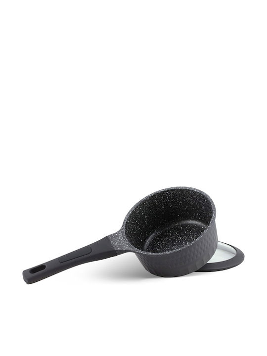 Edenberg Set de vase de gătit din aluminiu Negru cu strat antiaderent 10buc