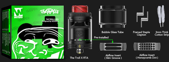 Wotofo Troll X RTA 4.4ml 24mm Silver