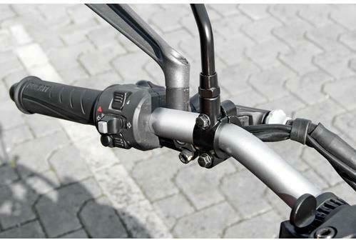 Lampa Motorcycle Handlebar Mount Handlebar Base for Mirrors 22mm M10 Thread L9048.5