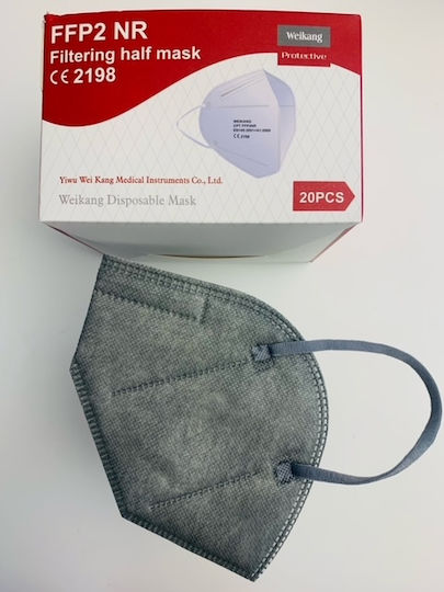 Weikang Disposable Protective Mask FFP2 Gray 20pcs