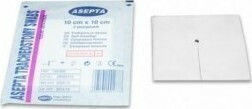 Asepta Tracheotomy Swabs Sterile 10 cm x 10 cm Αποστειρωμένες Γάζες 10x10cm 2τμχ