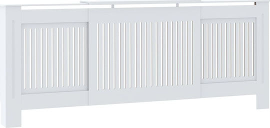 vidaXL Κάλυμμα Καλοριφέρ από MDF 205x20.5x82εκ.