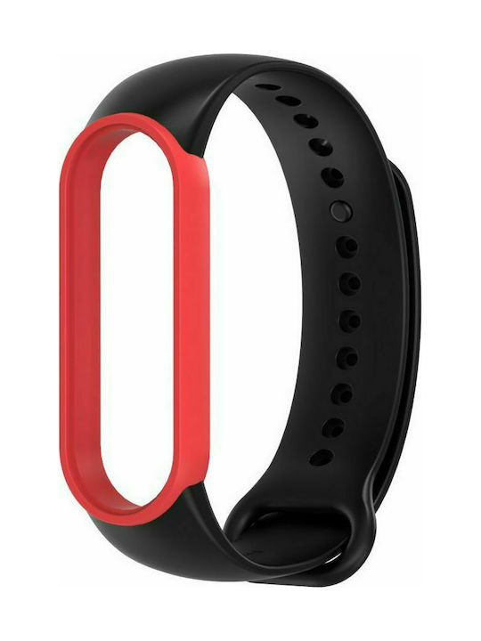 Tech-Protect Iconband Каишка Силикон с Pin Черно (Mi Smart Band 5/Ми Смарт Банд 6)