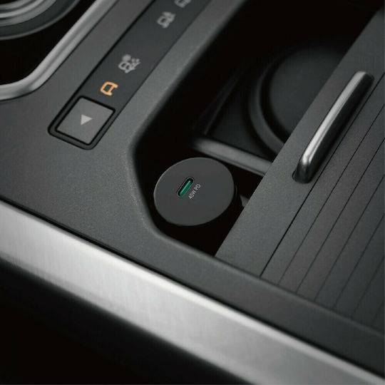 Aukey CC-Y13 Autoladegerät 45W 3A mit einer Buchse 1xType-C Schwarze Farbe