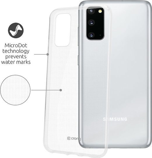 Crong Slim 0.8mm Umschlag Rückseite Silikon 0.8mm Transparent (Galaxy S20)