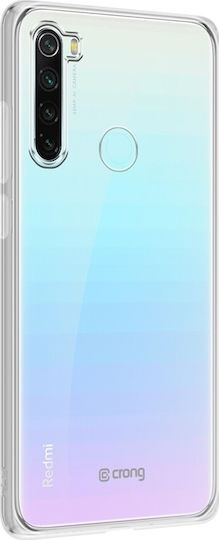 Crong Slim 0.8mm Back Cover Σιλικόνης 0.8mm Διάφανο (Redmi Note 8)