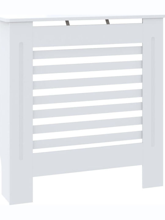 vidaXL Husă Pentru Radiator Din MDF Alb 78x19x81,5cm