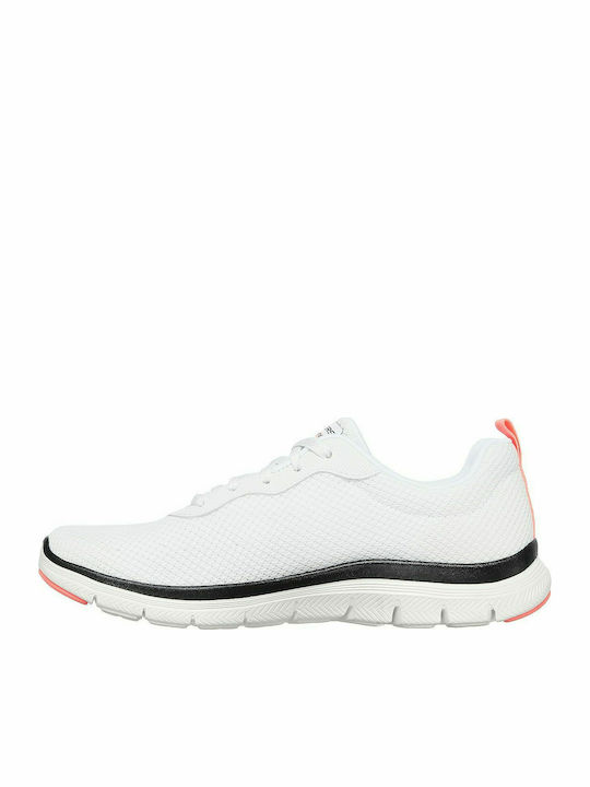Skechers Flex Appeal 4.0 Γυναικεία Αθλητικά Παπούτσια Running Λευκά