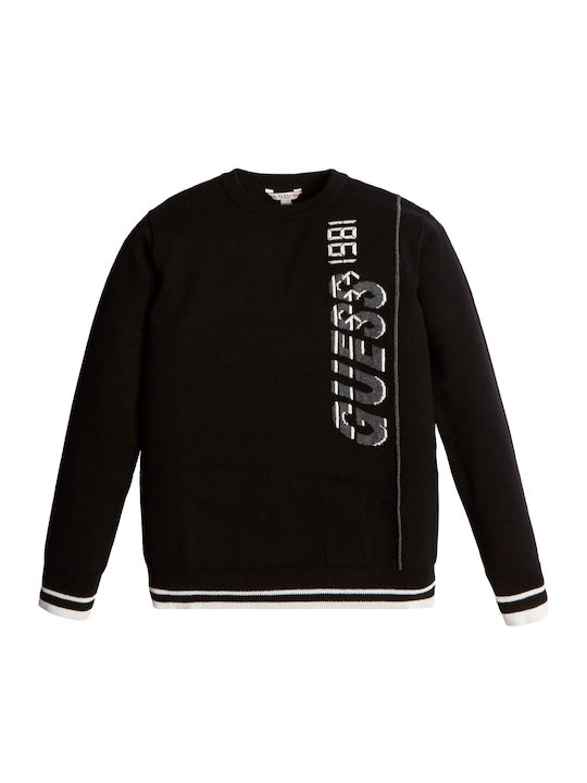 Guess Kids' Sweater Long Sleeve Black