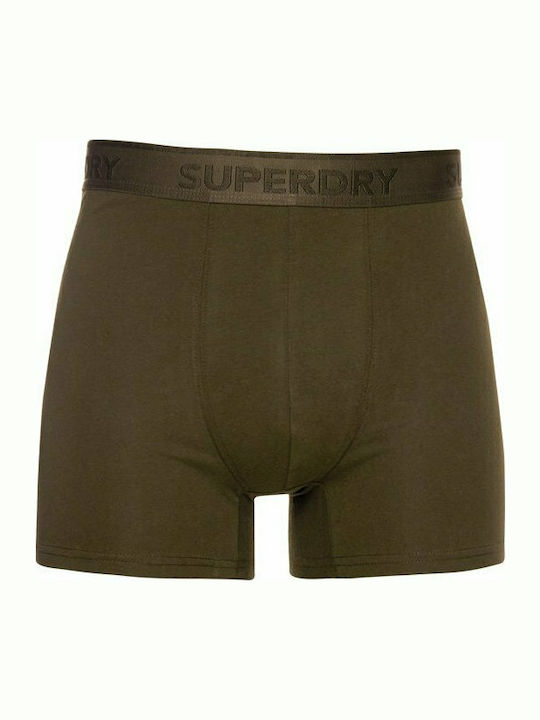 Superdry Men's Boxers Black / Gray / Khaki 3Pack