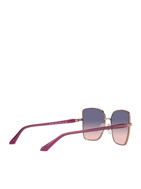 Vogue Damentagel Sonnenbrillen mit Rose Gold Metallischem Rahmen und Gray Verlaufsfarbe Gläser 116888