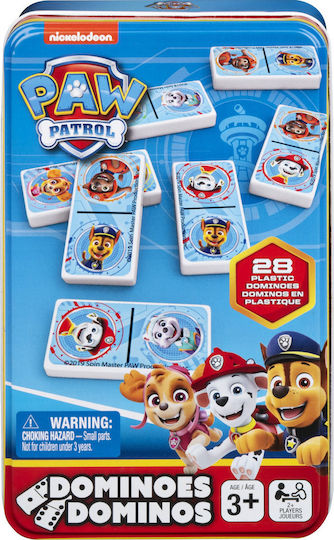 Board Game Paw Patrol Dominoes for 2-4 Players 5+ Years Old (EN) Spin Master