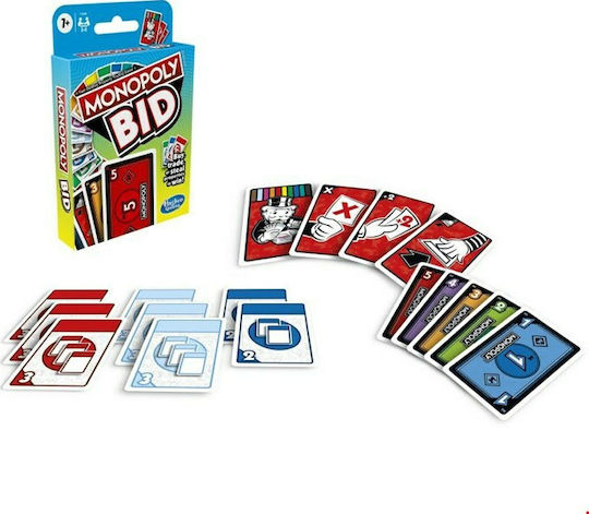 Επιτραπέζιο Παιχνίδι Monopoly Bid για 2-5 Παίκτες 7+ Ετών (EN) Hasbro