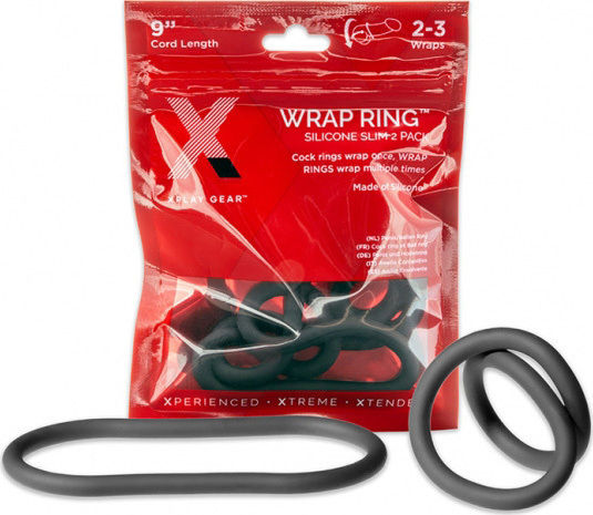 Perfect Fit Brand Slim Wrap Ring 23cm Black