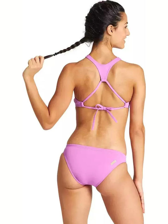 High Neck Bikini Top Lilac