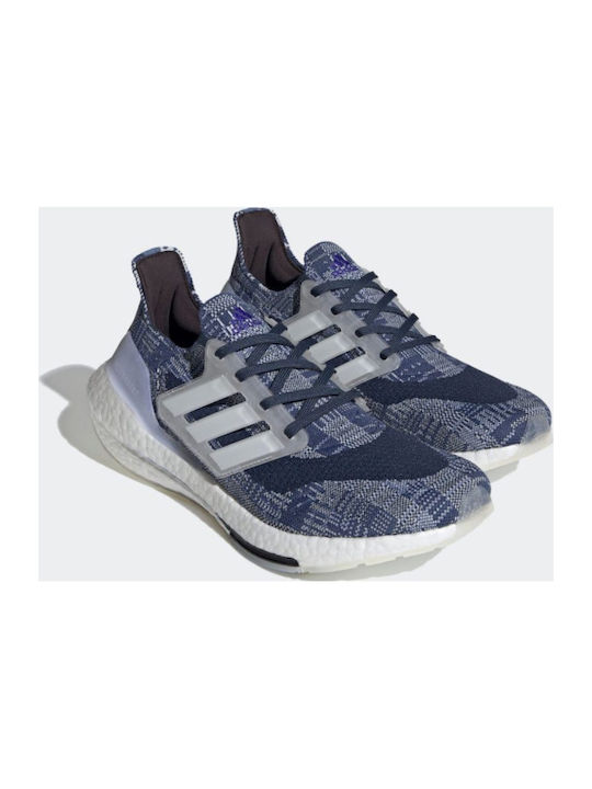Ultraboost 21 Herren Sportschuhe Laufen Crew Blue / Cloud White / Crew Navy