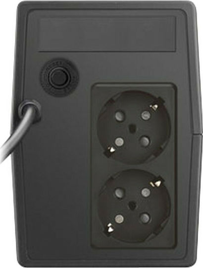 FSP/Fortron FP UPS Line-Interactive 600VA 360W με 2 Schuko Πρίζες