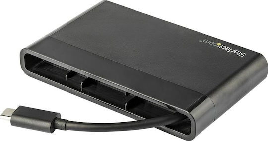 StarTech USB-C / USB-A Docking Station με HDMI 4K Ethernet Μαύρο (DKT30CHVCM)