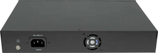 Intellinet 561310 Negestionat L2 PoE+ Switch cu 8 Porturi Gigabit (1Gbps) Ethernet