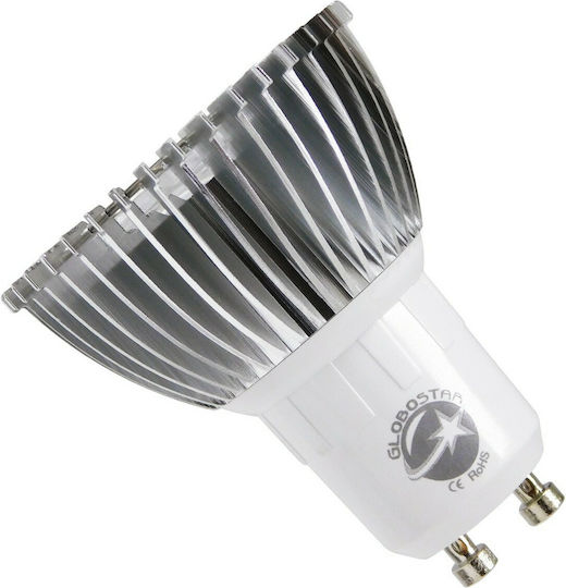GloboStar LED Bulb 3W 160mm for GU10 Socket and MR16 Shape Warm White 260lm