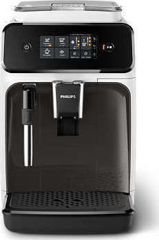 Philips Series 1200 Αυτόματη Μηχανή Espresso 1500W Πίεσης 15bar με Μύλο Άλεσης Λευκή EP1223/00