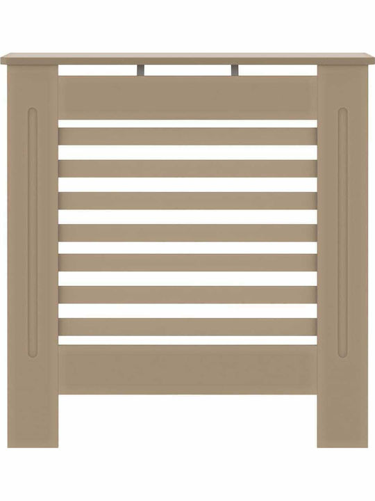 vidaXL MDF Brown Radiator Cover 78x19x81.5cm