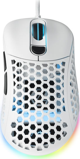 Sharkoon Light² 200 RGB Gaming Gaming Maus 16000 DPI Weiß