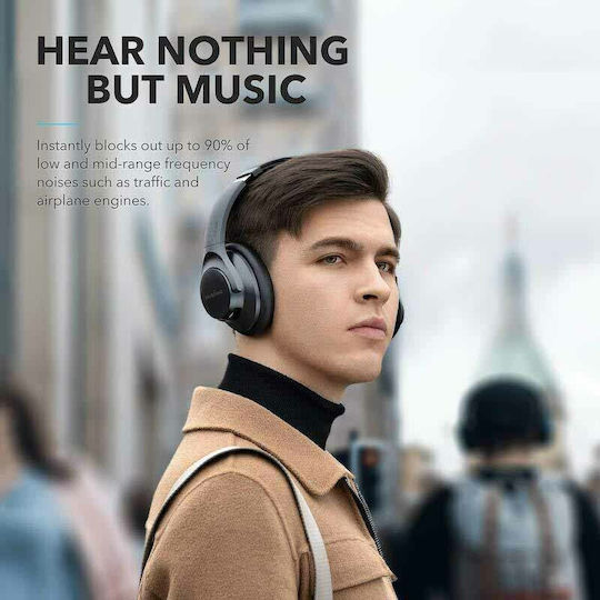Soundcore by Anker Life Q20 Безжични / Жични Over Ear Слушалки с 40 Часа Работа Черни