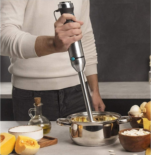 Cecotec Power TitanBlack 1500 XL Cream & Crush Hand Blender with Stainless Rod 1500W Black