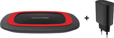 RealPower Wireless Charging Pad (Qi) Κόκκινο (FreeCharger-10)