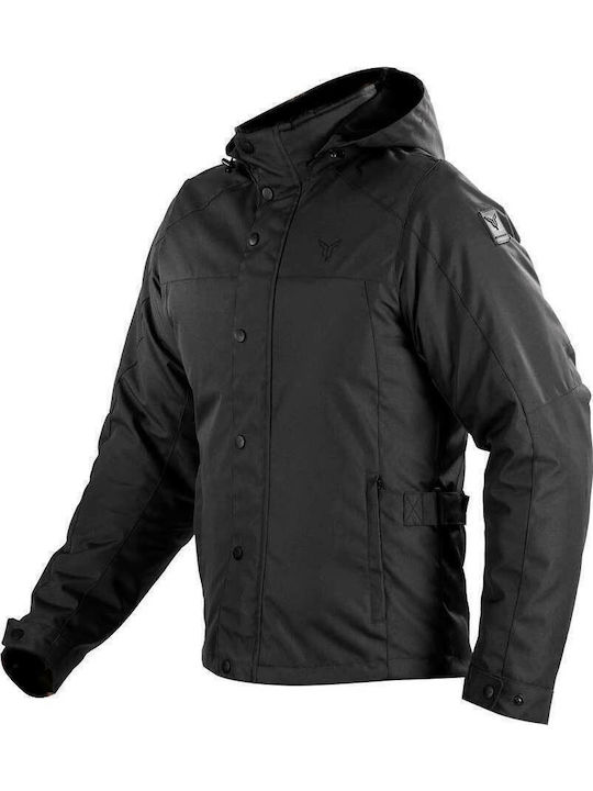 Nordcode Milano Evo Men's Motorcycle Jacket Softshell 4 Seasons Waterproof Black