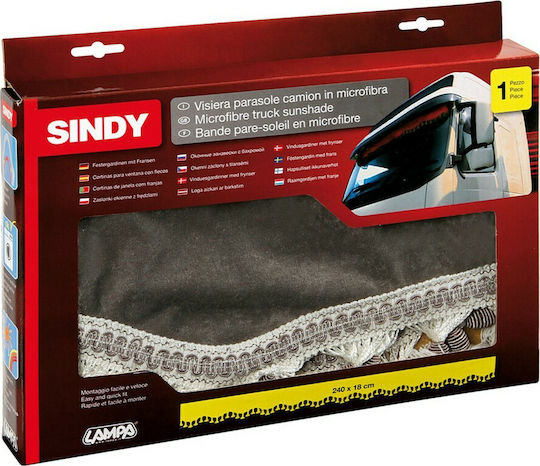 Lampa Sindy Grey Sunshade Curtain Sindy L