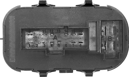 NTY Car Window Switch for Ford Focus 1998-2005 9pin Black