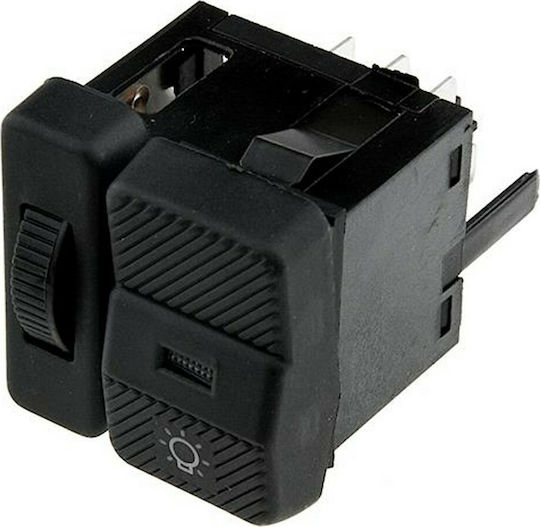 NTY Car Light Switch for Volkswagen T4 1990-2004 Black