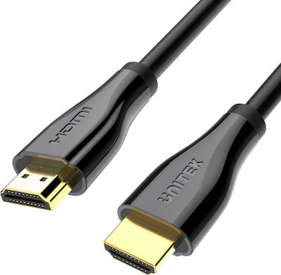 Unitek HDMI 2.0 Свободен ъгъл (180°) Кабел HDMI мъжки - HDMI мъжки 1.5м Черно