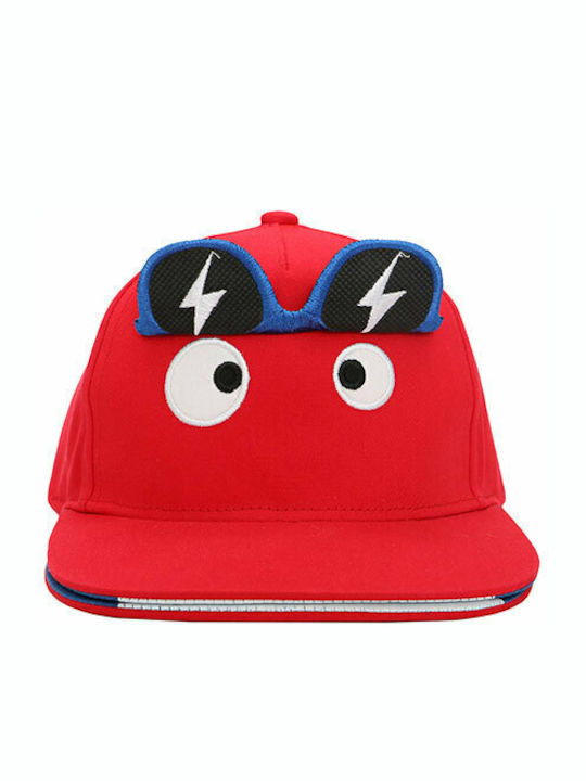 Flapjackkids Kids' Hat Jockey Sunscreen Red Flapjackkids Kids' Hat Jockey Sunscreen Red