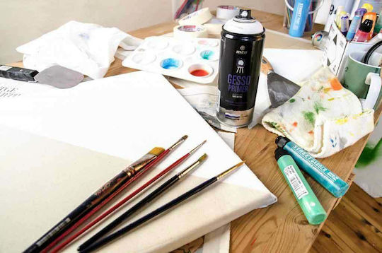 Montana Colors Pro Primer Gesso Grundierung Transparent Für Holz und Stoff 400ml