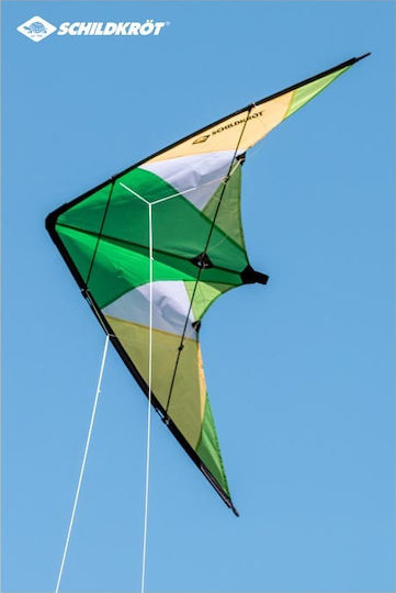 Schildkrot Triangular Kite Stunt Kite Fabric with Twine & Storage Bag 91x33cm 1pcs